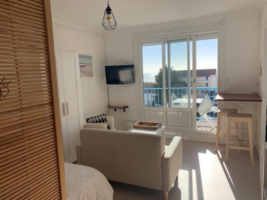 Studio Face Mer Acces Direct A La Plage La Bernerie-en-Retz Exterior foto